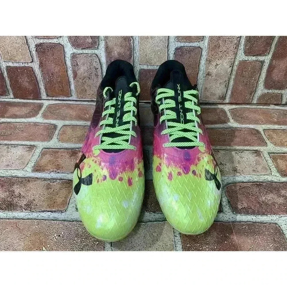 Under Armour Mens Spotlight Lux LE Drip Football Cleats 3023379-001 Size 12.5 main image 4